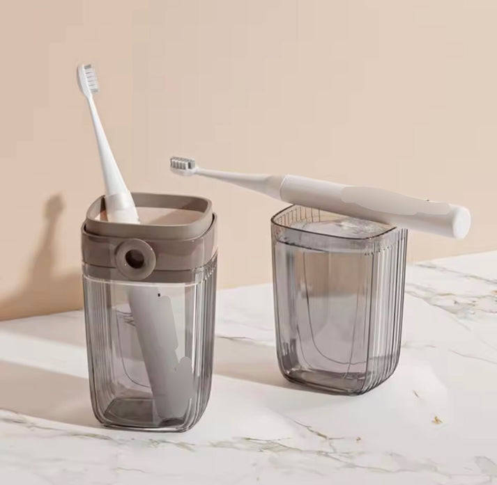 Portable Toothbrush & Toothpaste Holder