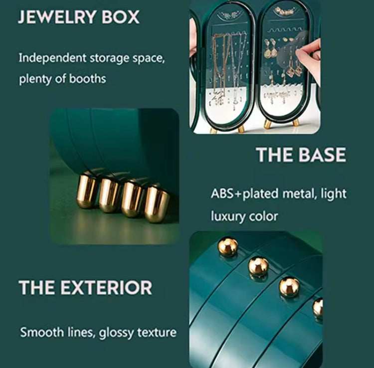 Foldable Jewellery Rack Organizer with Mirror