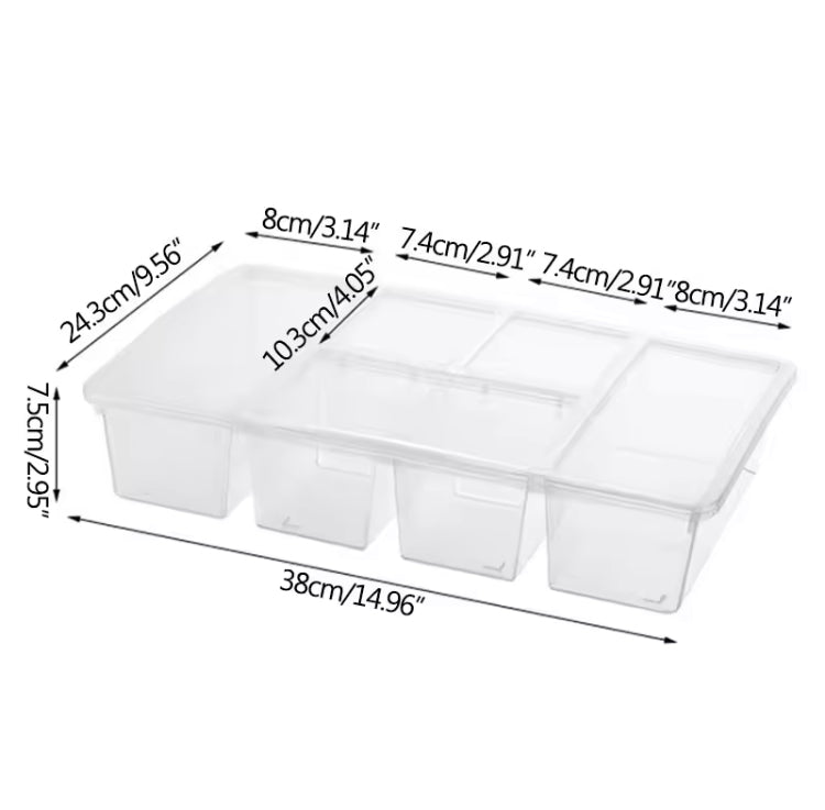 Multi Compartments Fridge Storage Box