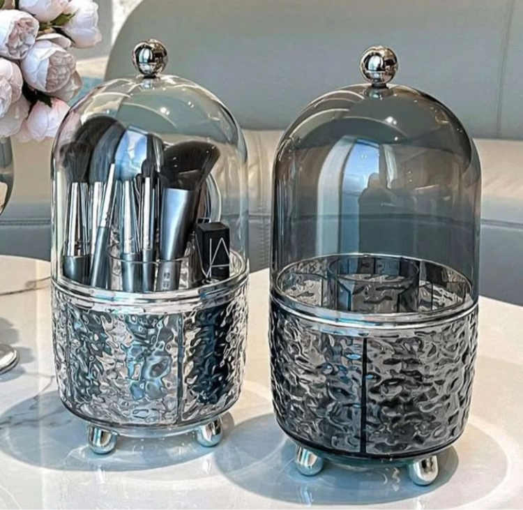 Luxury Makeup Brushes Organizer with Dustproof Lid
