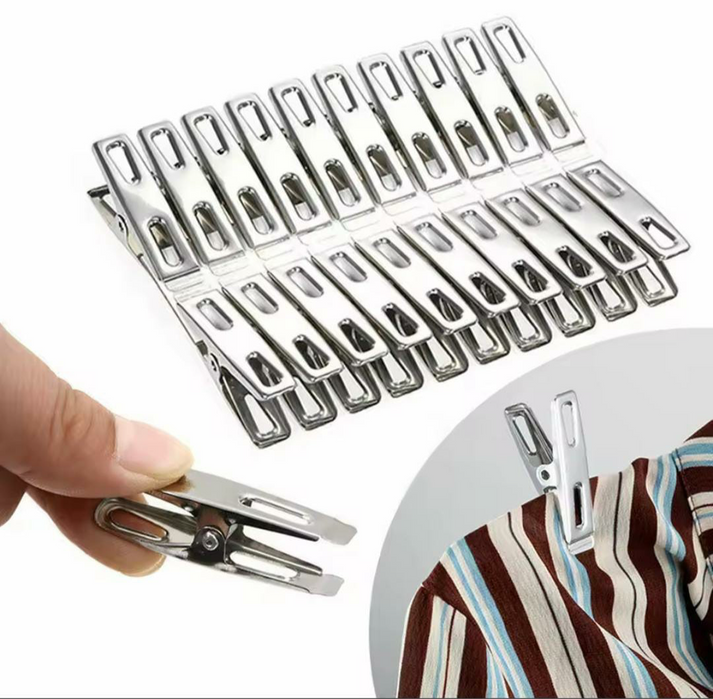 Set of 20 Stainless Steel Clips Best Quality