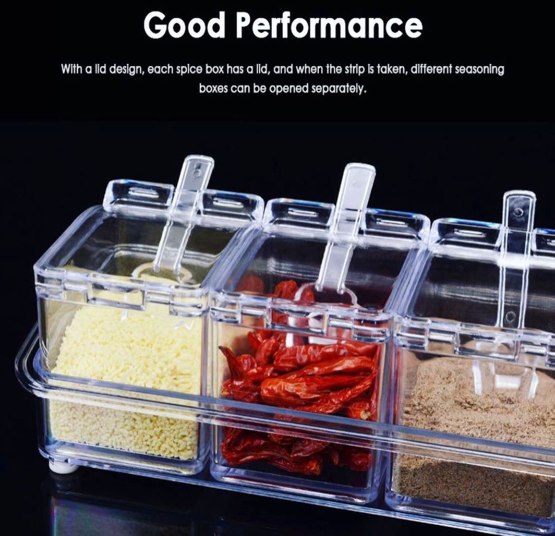 4 Portions Kitches Spices Box