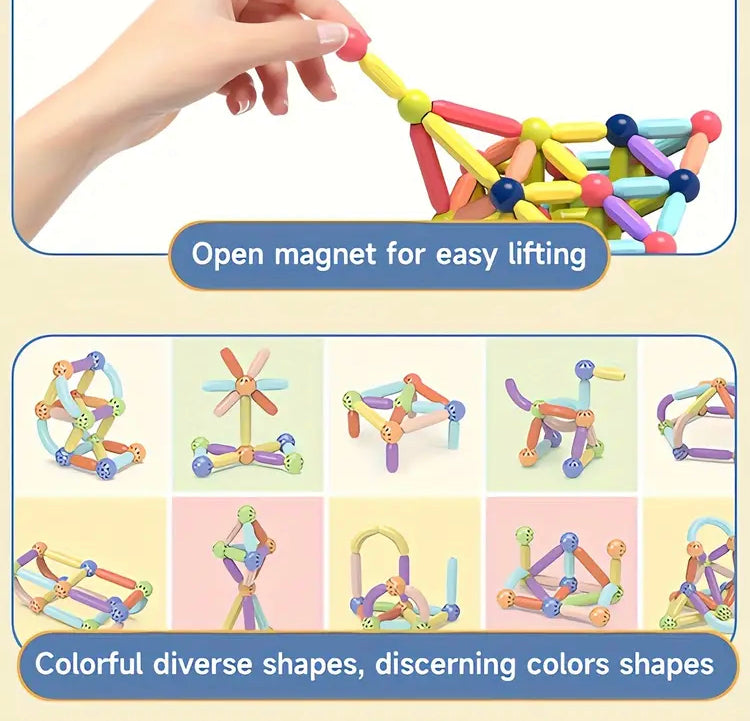 25 Pcs Magentic Block Set for Kids