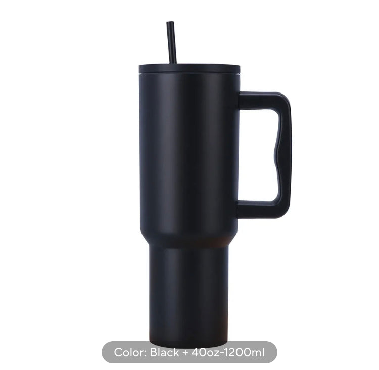 40oz Leakproof Tumbler with Lid & Straw