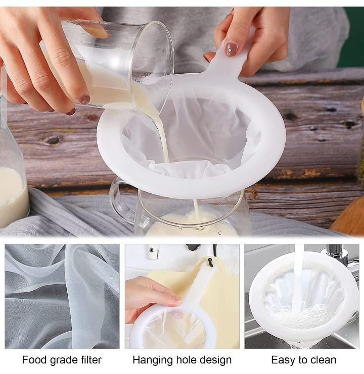 Ultra fine mesh nylon stainer filter