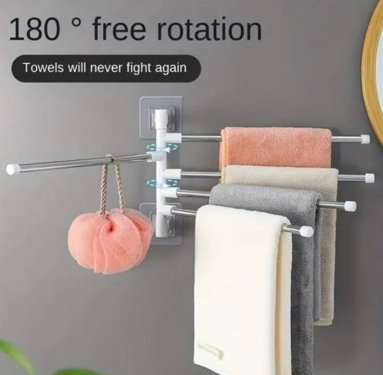 Self Adhesive Wall Rotatable Towel Holder