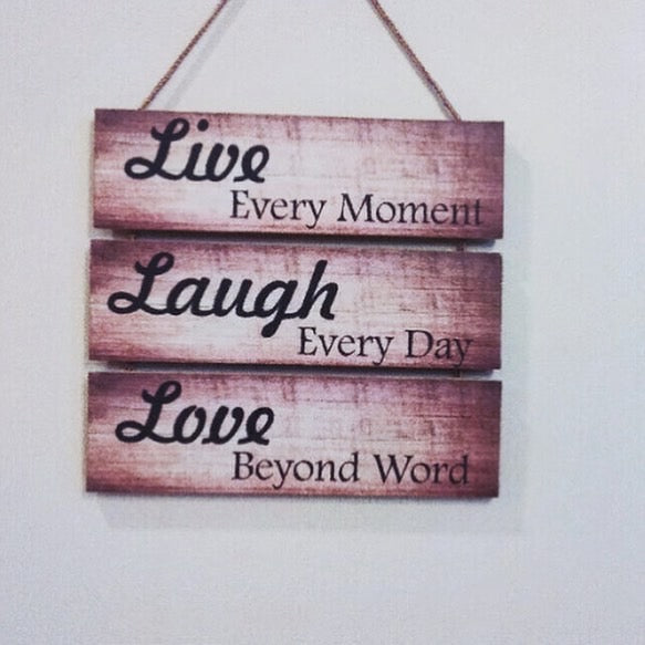 Three Steps Wall Hanging Wooden for Home decor
