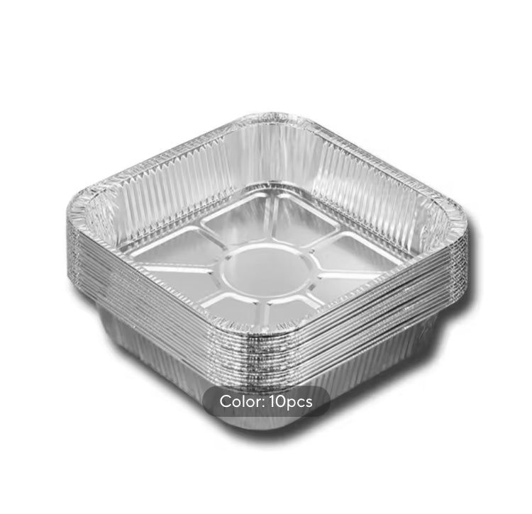 10 Pcs Aluminium Air Fryer Tray (7*7 inches)