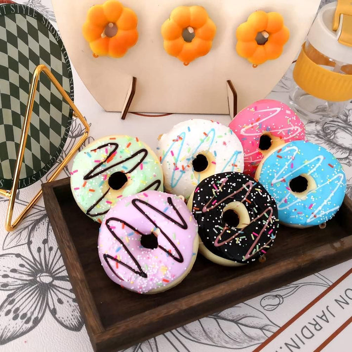 2 Pcs Set of Donut Shape Fridge Magnets