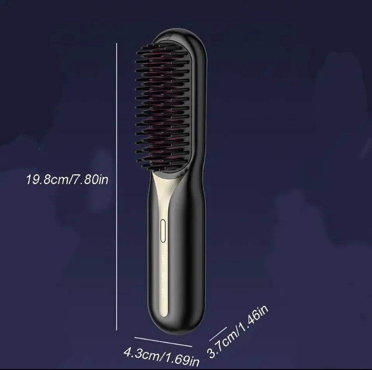 Wireless Rechargeable Hair Straightening Comb