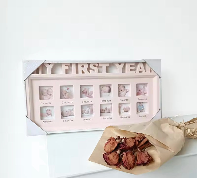 My First Year Baby Memorable Photo Frame