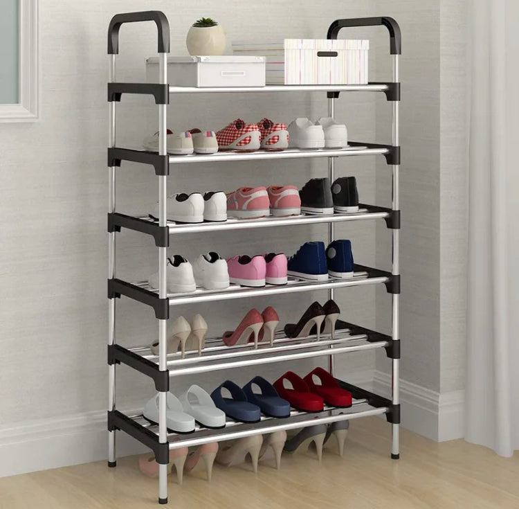 6 Layers Metal Shoe Rack