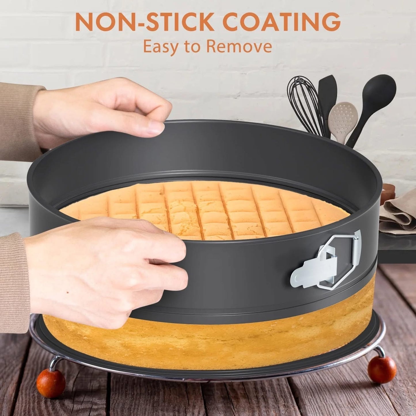 3 Pcs Set of Non-Stick Cake Moulds