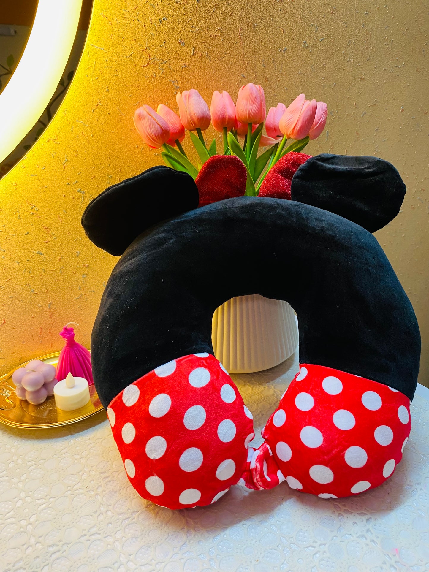 Portable Minnie Travel Neck Pillow Soft & Comfortable