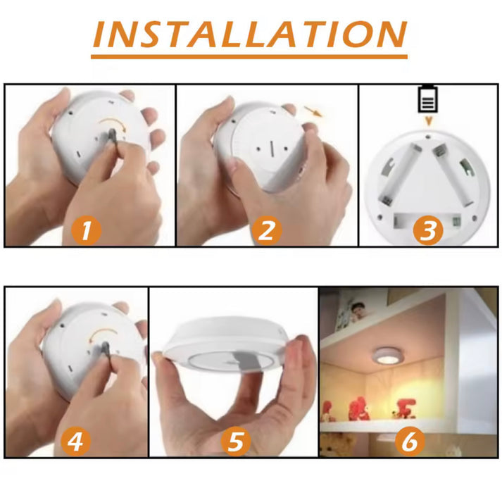 3 Pcs Set of LED Lights with Remote Control