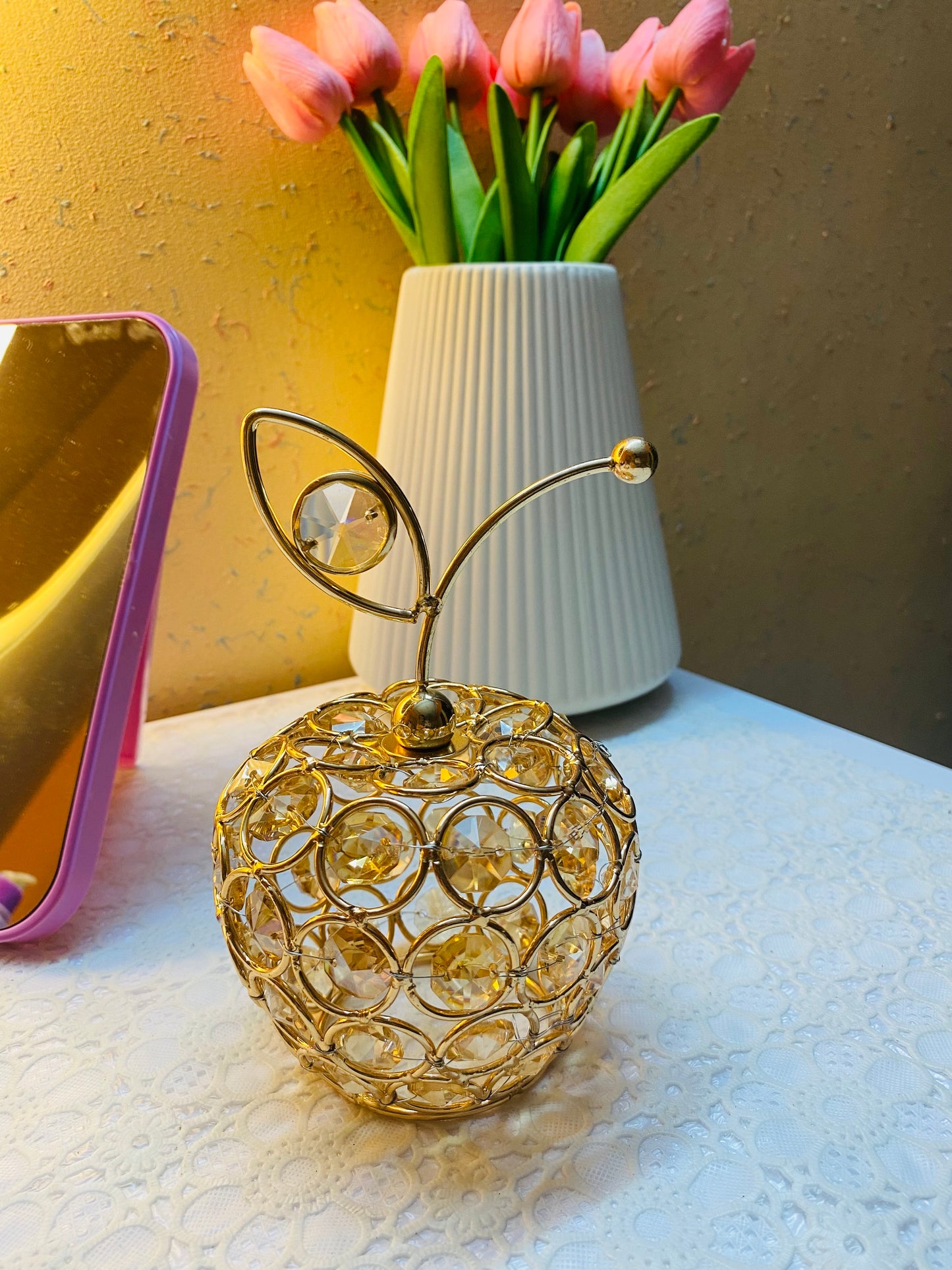 Crystal Apple Candy for Home Decor