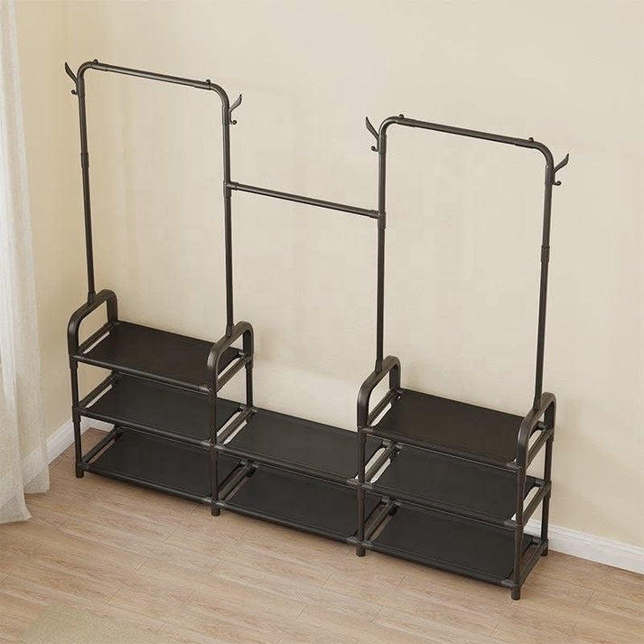 2 in 1 High Quality Clothes & Shoes Rack