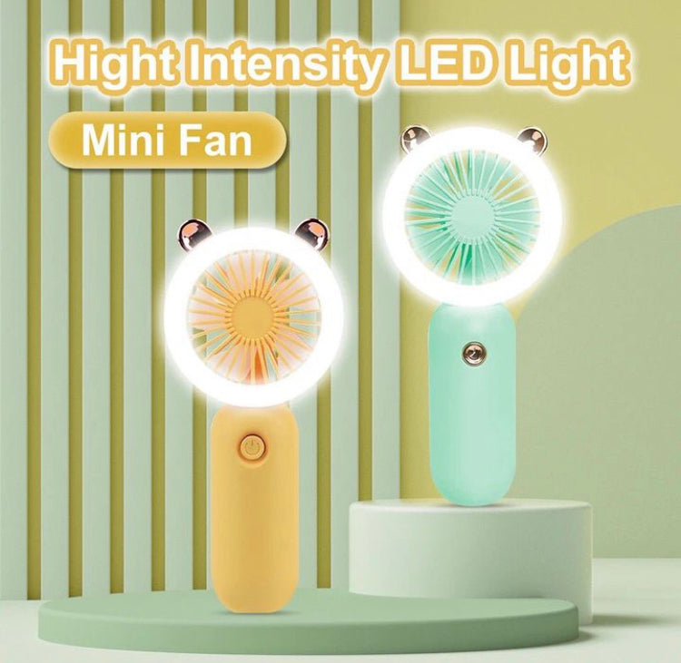 LED Portable Handheld Rechargeable Fan