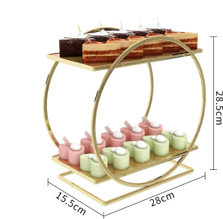 2 Tier Cosmetic Makeup Organizer Multipurpose Rack