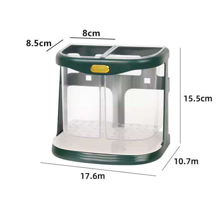 Kitchen Cutlery Holder with Dish Drainer