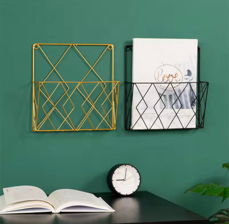 Modern Style Wall Mounted Book Storage Rack