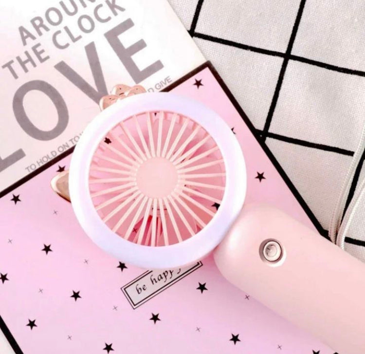 LED Portable Handheld Rechargeable Fan