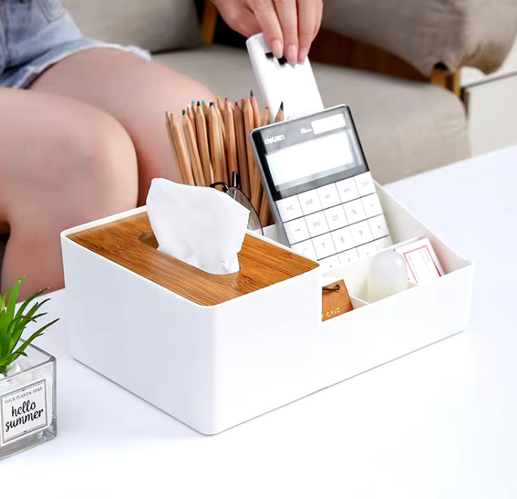 Tissue Box with Storage Holder