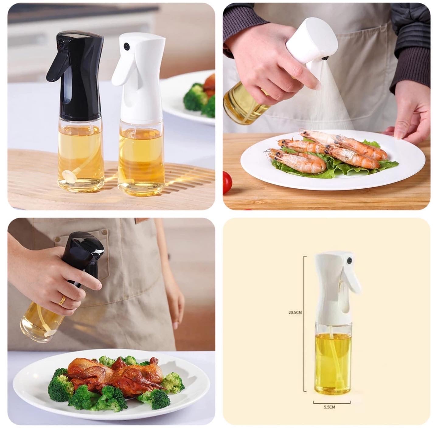220ml Spray Oil Bottle