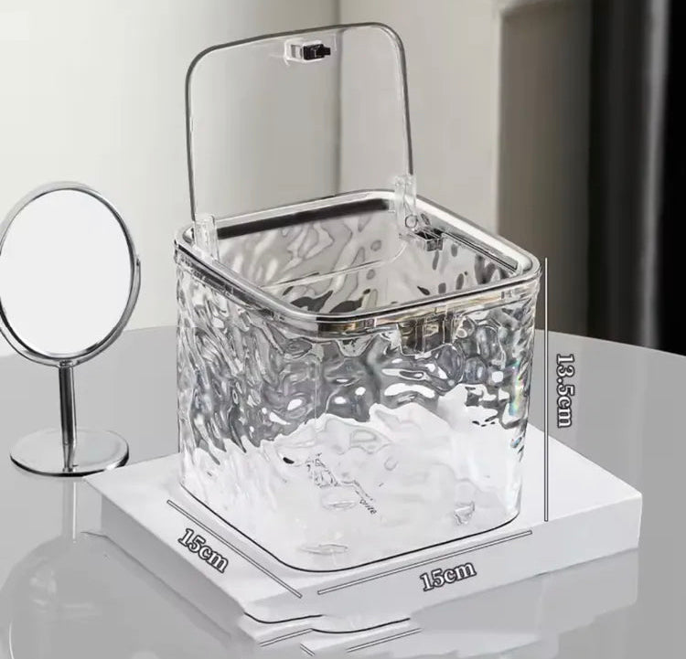 Luxury Clear Acrylic Elegant Storage Box with Lid