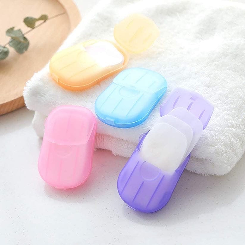 20 Pcs Travel Handwash Soap Papers