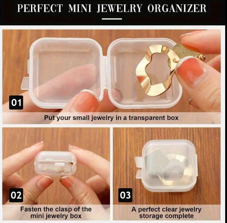 10 Pcs Portable Mini Jewellery Organizers