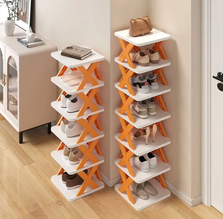 Multi-layer Foldable Detachable Shoe Rack