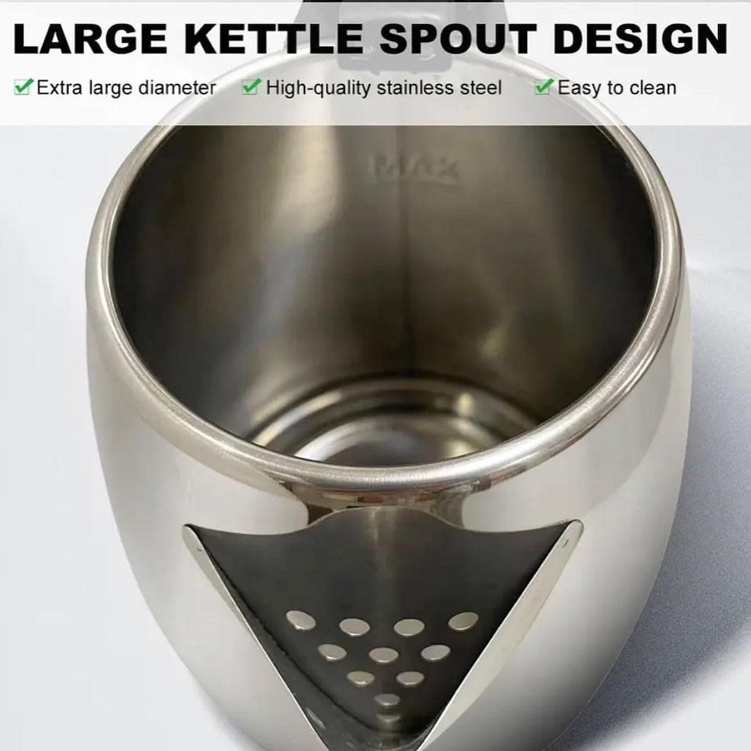 2 Litre Stainless Steel Kettle for Travelling