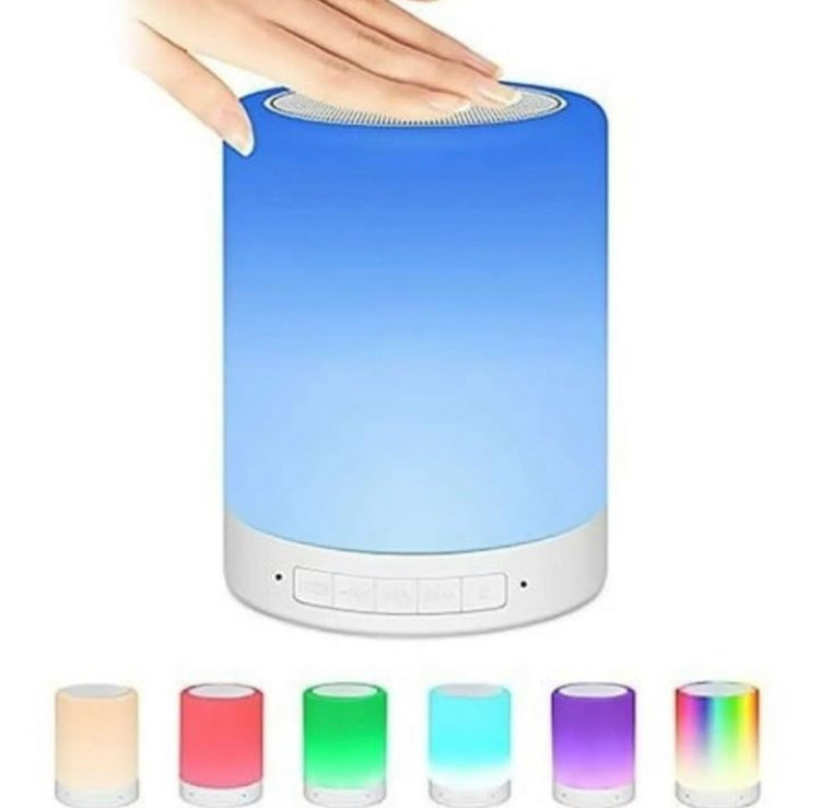 2 in 1 Touch Mini Rechargeable Portable Bluetooth Speaker and Lamp