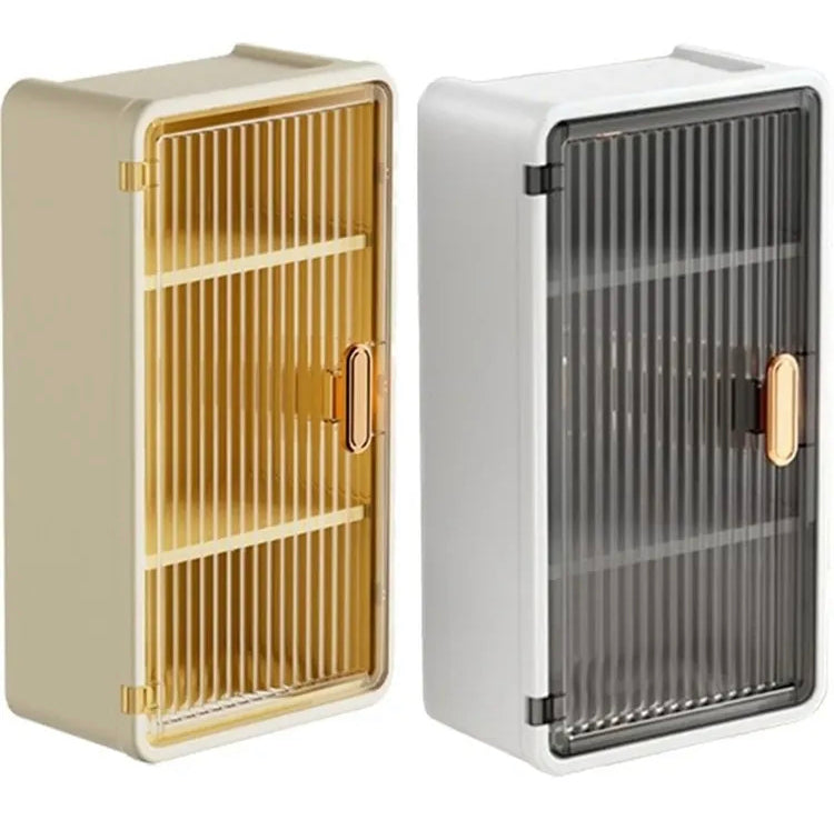 Multipurpose Bathroom Wall Cabinet with Tissue Holder