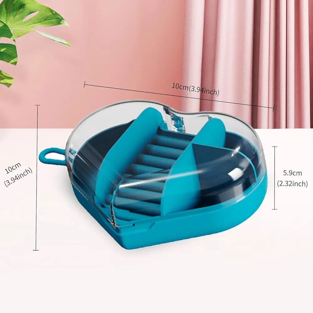 Heart Shape Portable Jewellery Organizer