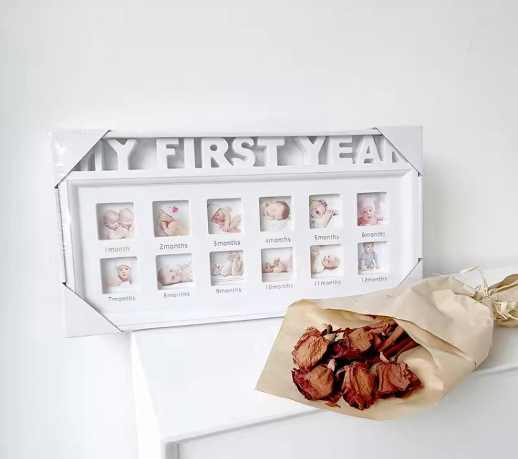 My First Year Baby Memorable Photo Frame