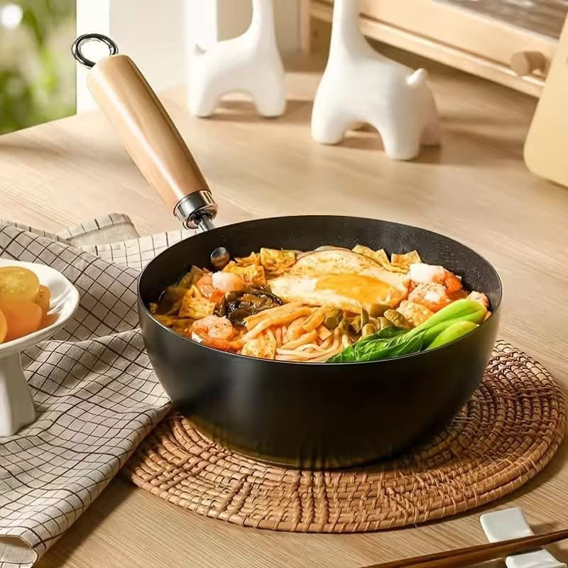 Non-Stick Wok Pan with Wooden Handle