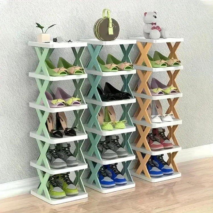 Multi-layer Foldable Detachable Shoe Rack
