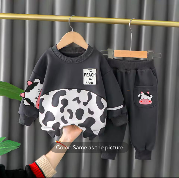 Winter Fleece Sweatshirt with Trouser for Kids