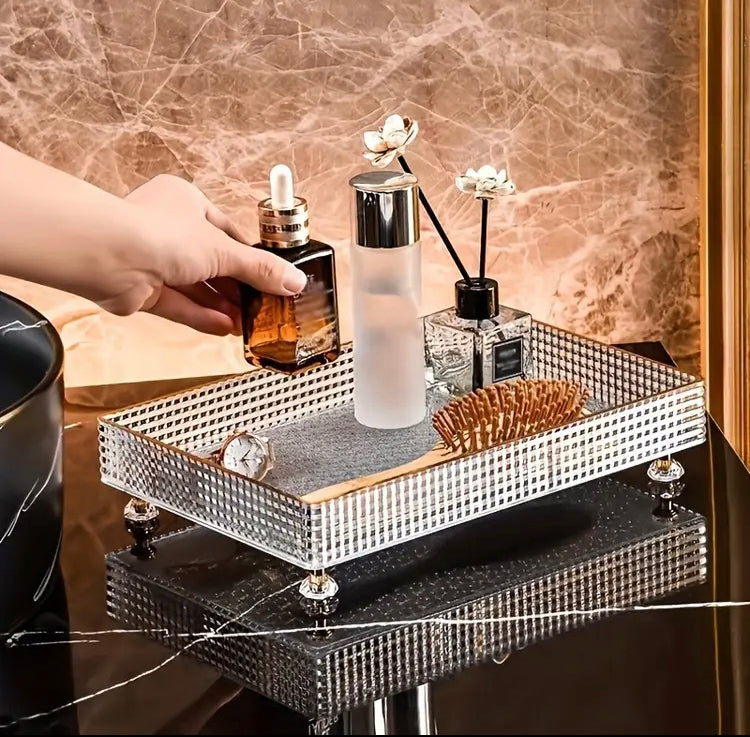 Large Capacity Vanity Tray for Perfumes Makeup