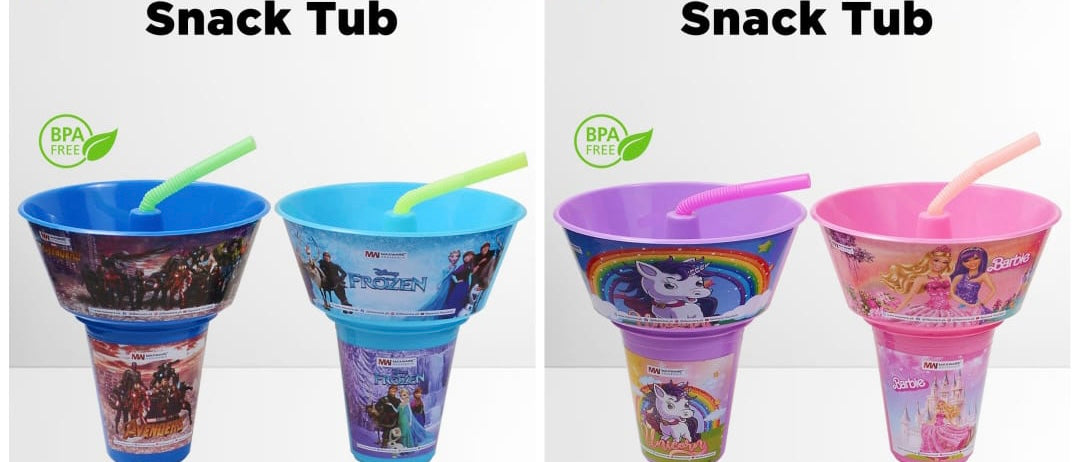 2 in 1 Snacks Drink Cup