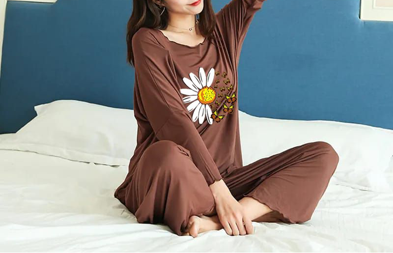 Girls 2 Pcs Comfortable Plazo Lounge Wear