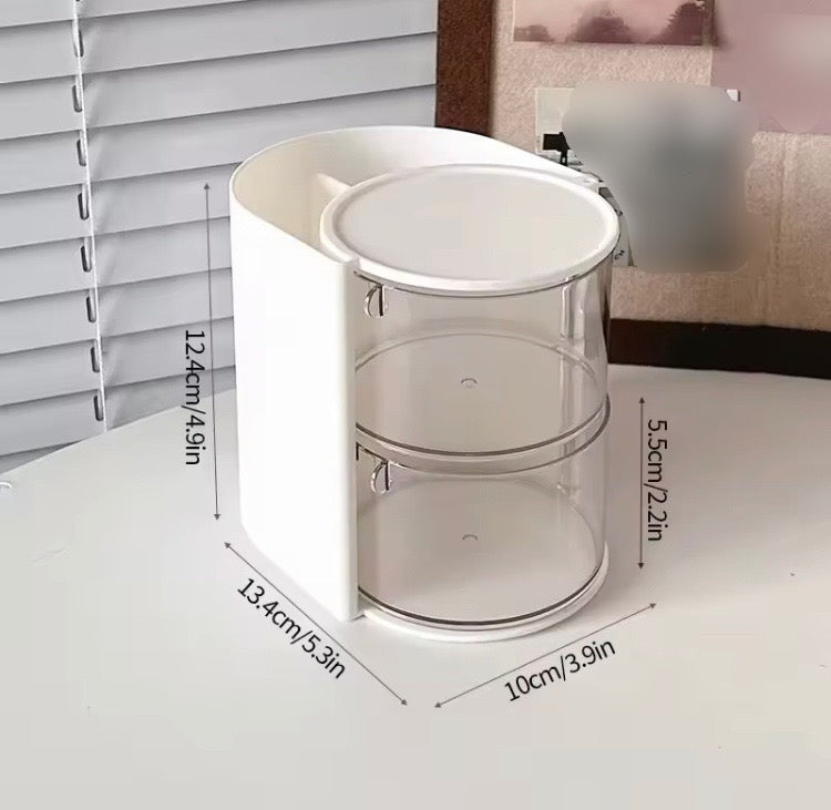 Beauty Blender, Cotton Pads & Makeup Brushes Holder