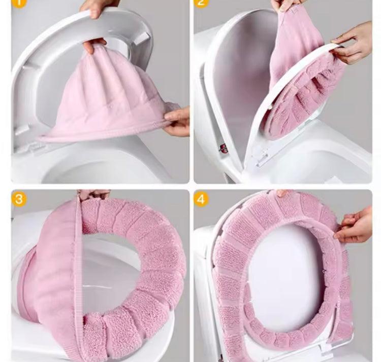 Soft Washable Bathroom Seat Comfortable Cushion Cover