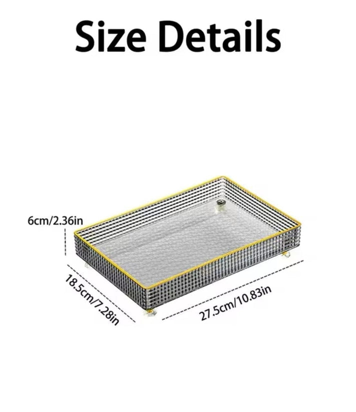 Large Capacity Acrylic Cosmetics Perfumes Tray