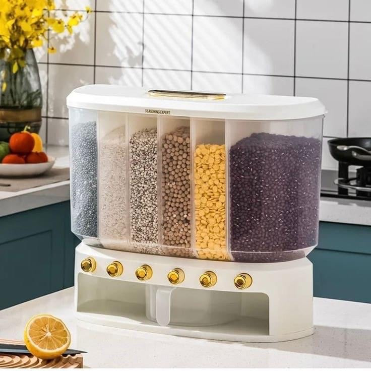 Wall Mounted Cereal Rice Storage Dispenser