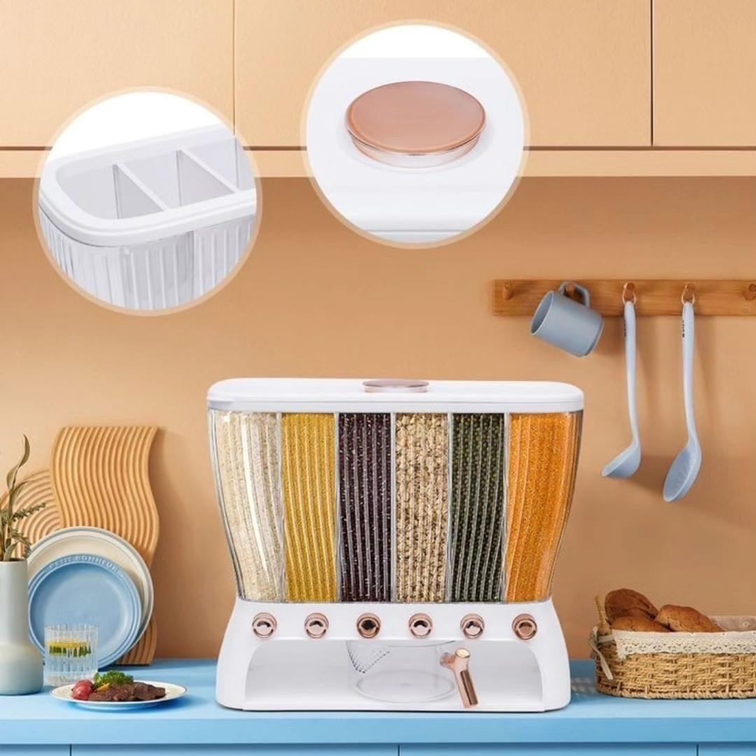 12kg Luxury Cereal Rice Storage Dispenser
