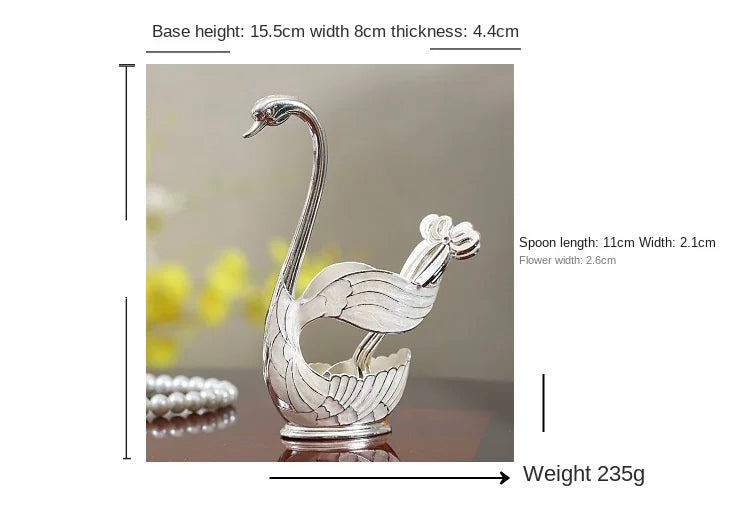 Swan Tea Spoon Set Premium Quality