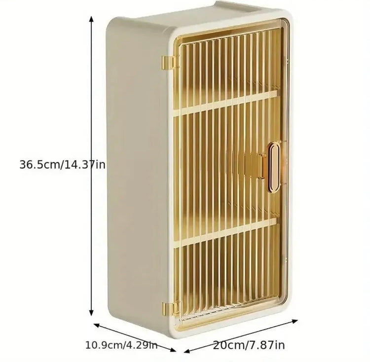 Multipurpose Bathroom Wall Cabinet with Tissue Holder